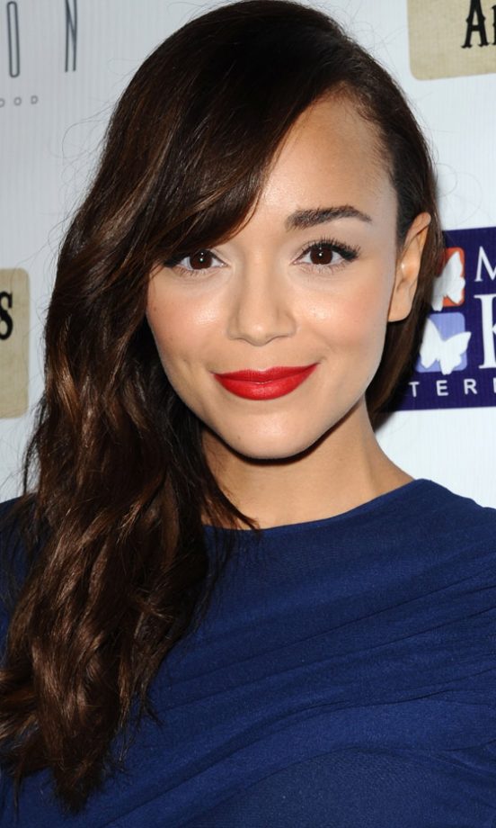 Long Haircut: Ashley Madekwe's Sweeping Fringe = Mega Hair Envy, 2012