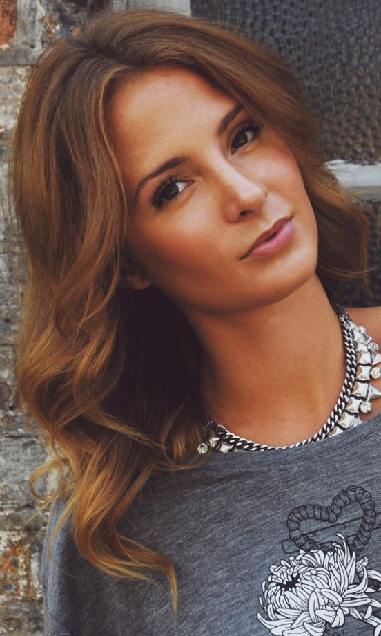 Millie Mackintosh's Simple Waves Frame Her Face, 2013