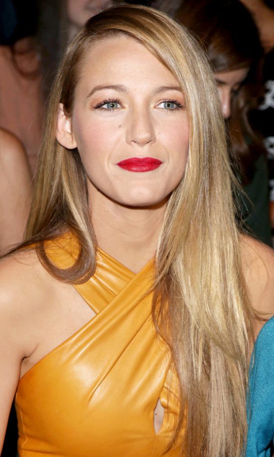 Blake Lively Proves Natural Sleek Hair Looks Amazing, 2013