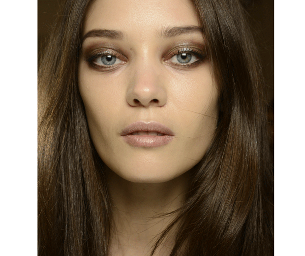 Smokey eyes we seen backstage at Roberto Cavalli SS15