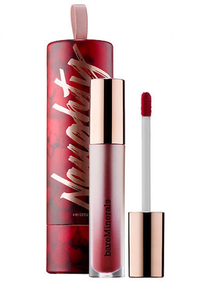 bareMinerals Matte Liquid Lipcolour in Devillish Red, $18