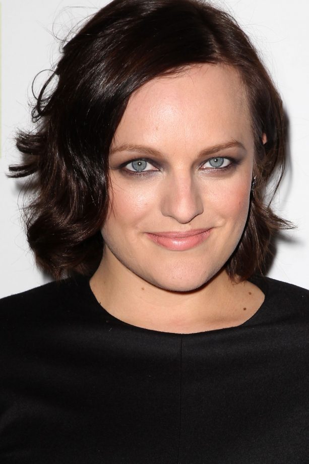 Elisabeth Moss Works A Tousled Look For The 'Mad Men' Season 7 Premiere, 2014