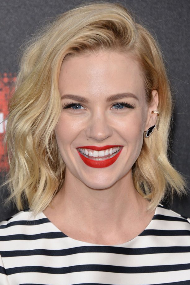 January Jones Works Laid-Back Look At The Rebel With A Cause Gala, 2014