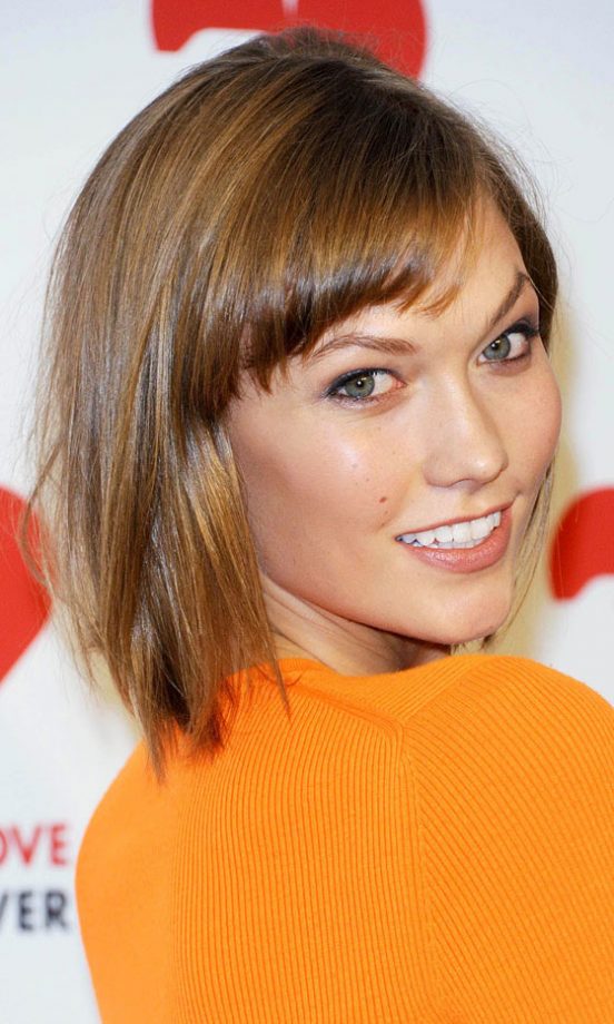 Karlie Kloss' Glossy Brown Bob At The 'God's Love We Deliver' Awards, 2013