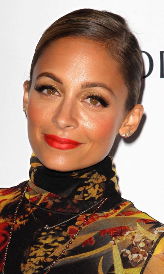 Nicole Richie's Slicked Back Short Hairstyle At The Nordstrom Gala