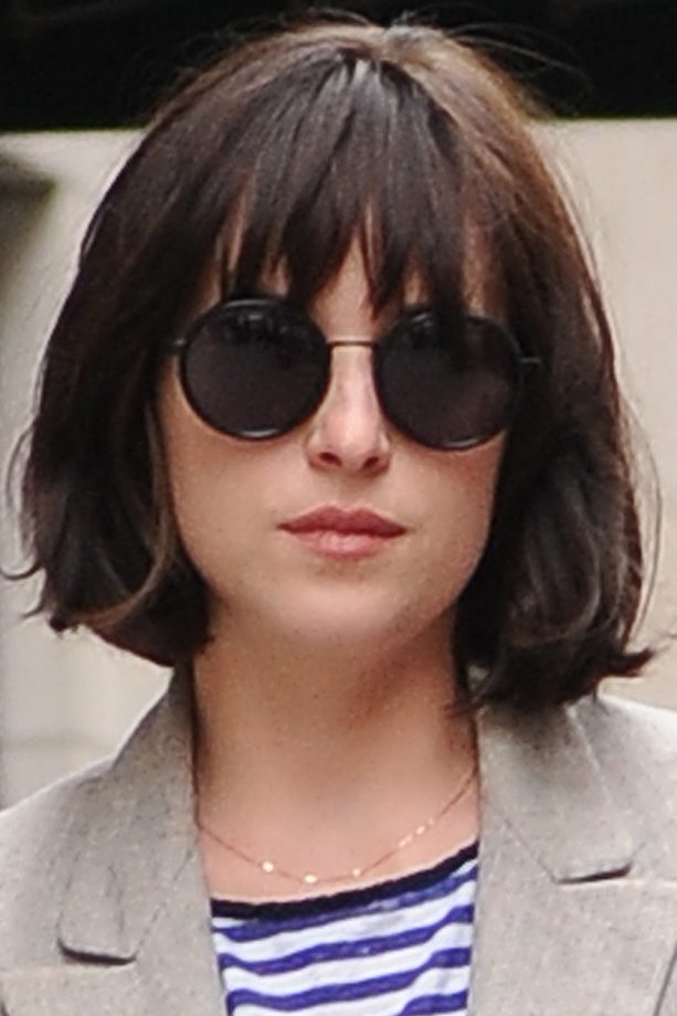 Dakota Johnson Shows Off A Chin-Length Bob While Out In New York, 2015