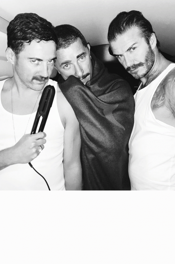 David Beckham Does His Best Freddie Mercury Impression On A Long-Haul Flight With His Pals, 2015