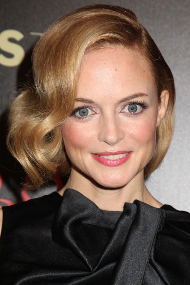 Heather Graham Wows With A Side Sweeping Bob At The 'Horns' Cinema Society Premiere, 2014