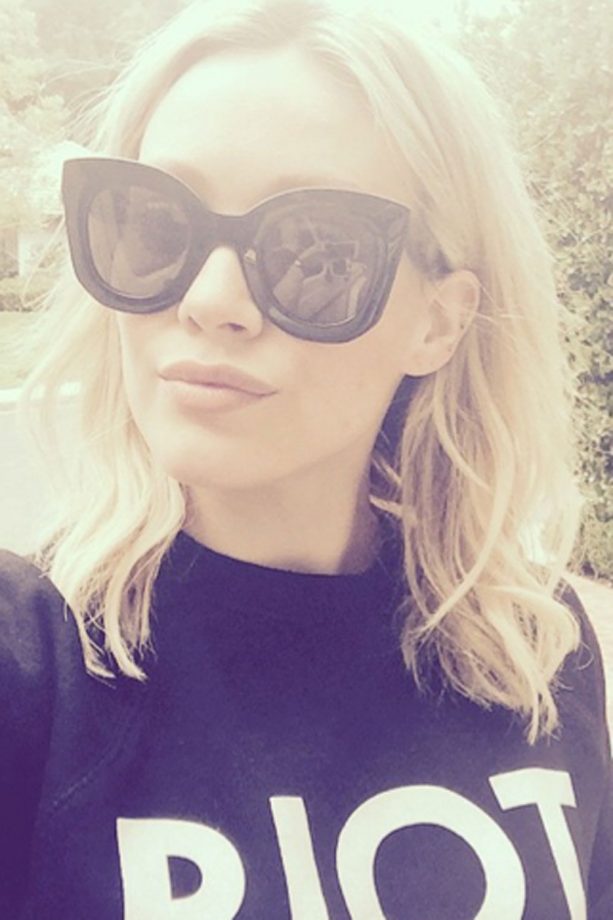 Hilary Duff Sports Shorter Locks On Her Instagram, 2015