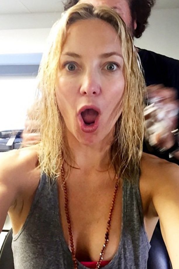 Kate Hudson Shares Selfie Of Her New Short Hair, 2015