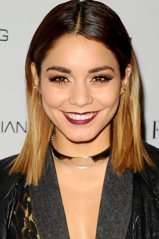 Vanessa Hudgens Works A Centre Parting At A New York Launch Party, 2014