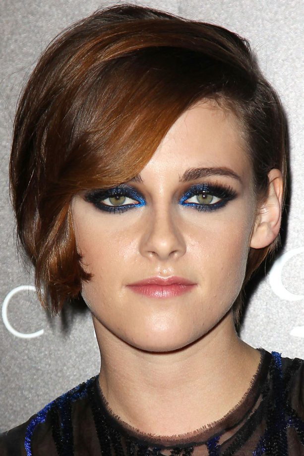 Kristen Stewart Teams Her Sleek Bob With Metallic Blue Eyes At The 'Still Alice' New York Screening, 2015