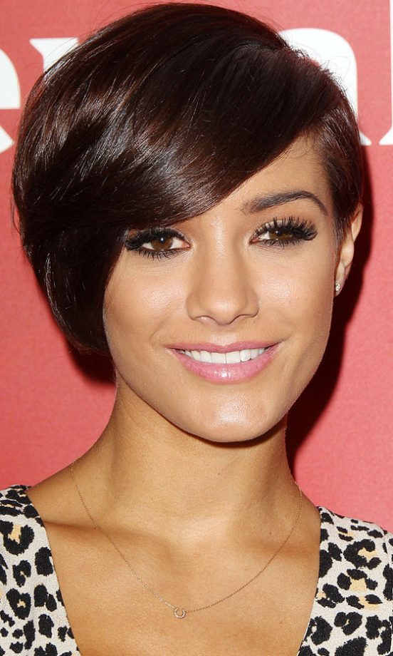 Frankie Sandford's Sleek Short Hairstyle At An NBC Event, 2013