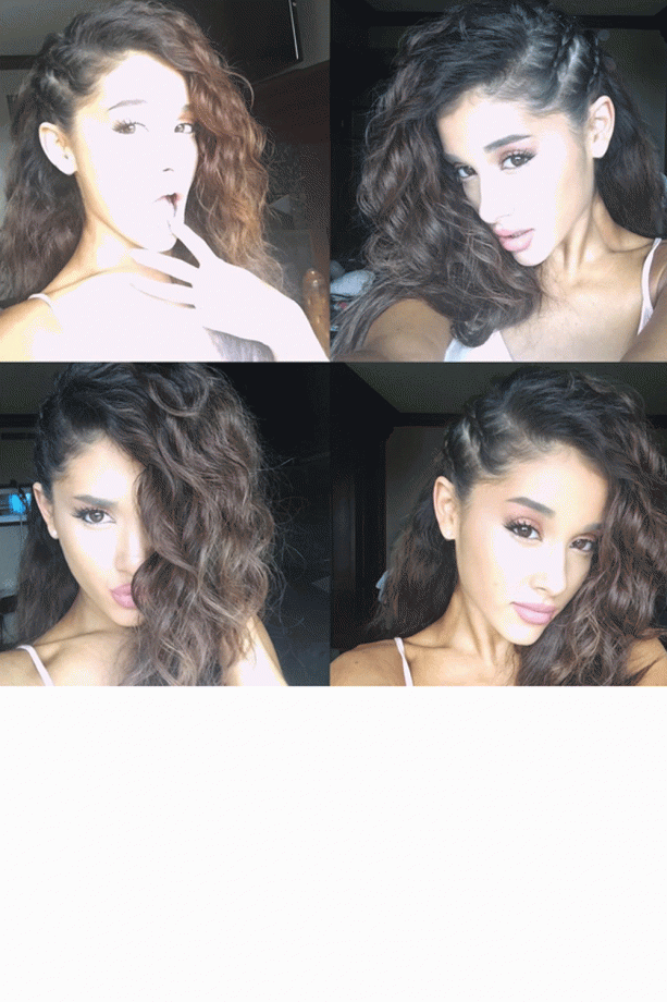 Ariana Grande Shows Off Her Rarely-Seen Natural 'Healthy Curls', 2015