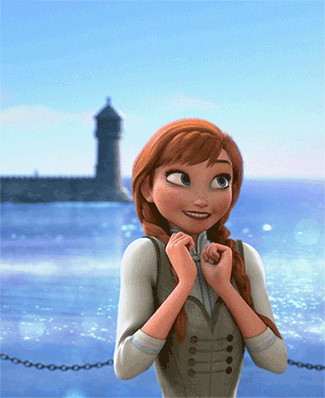 Frozen's Anna pretty much sums up how we feel about this...