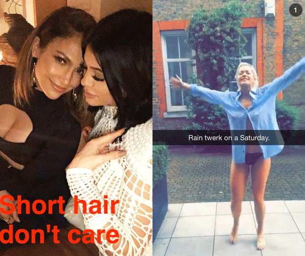Kylizzlemynizzl/SnapChat, OfficialRitaOra/Snapchat