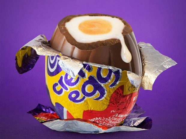Meet you by the creme egg cafe?