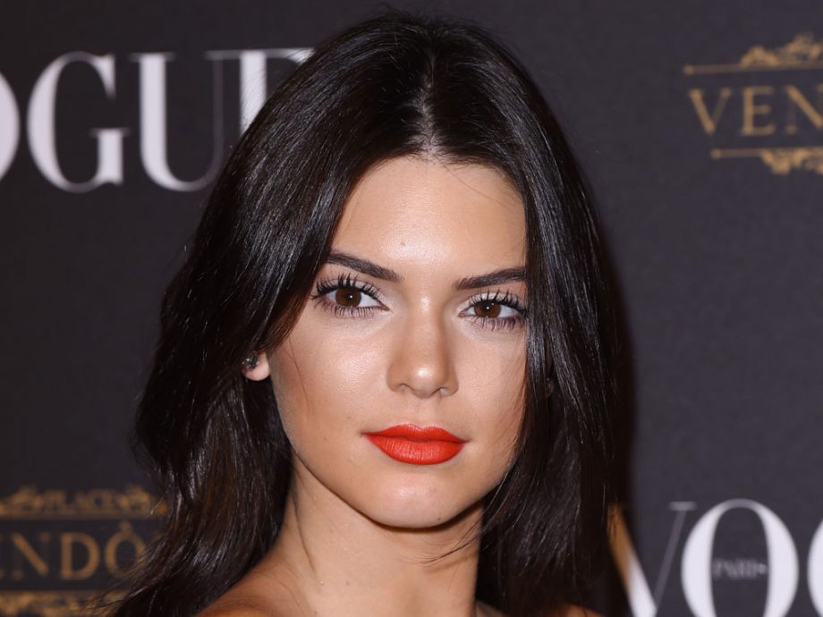 Kendall Jenner's eyes are naturally brown