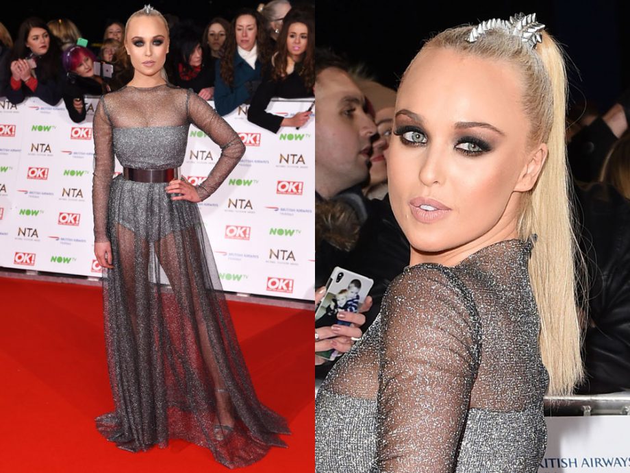 Jorgie Porter did space chic at the NTAs