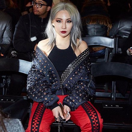 CL on the Alexander Wang AW16 FROW