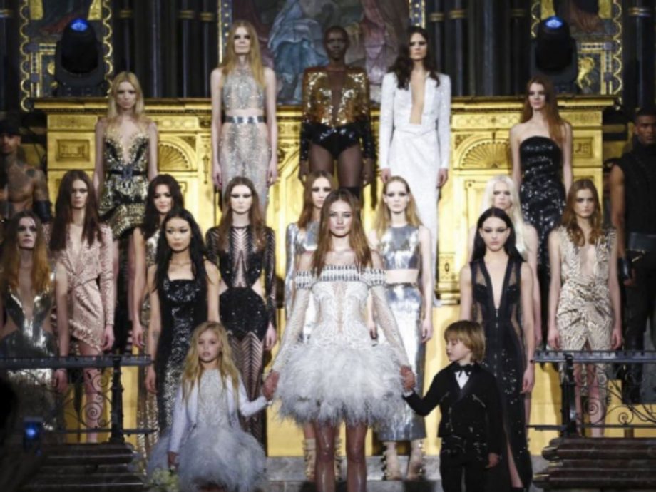 Julien Macdonald's autumn/winter 16 collection looks *very* similar to Balmain