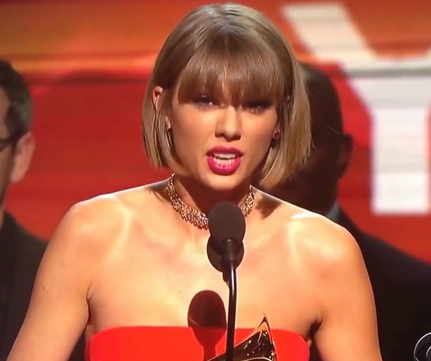 Taylor Swift delivered the ultimate girl power speech at the Grammys
