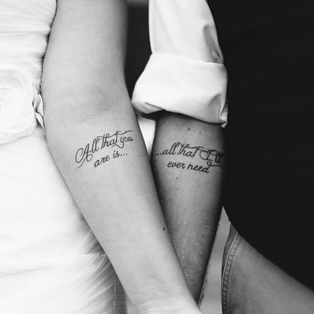 couples tattoos that won u0027t make you promise look couples tattoos that won u0027t make you promise look