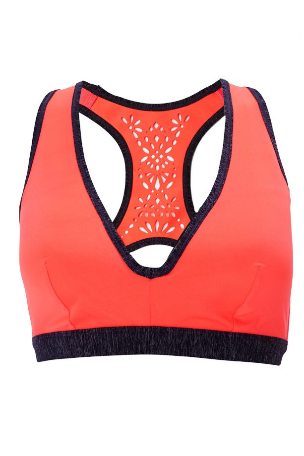 F+F Laser Cut Floral Crop, £12