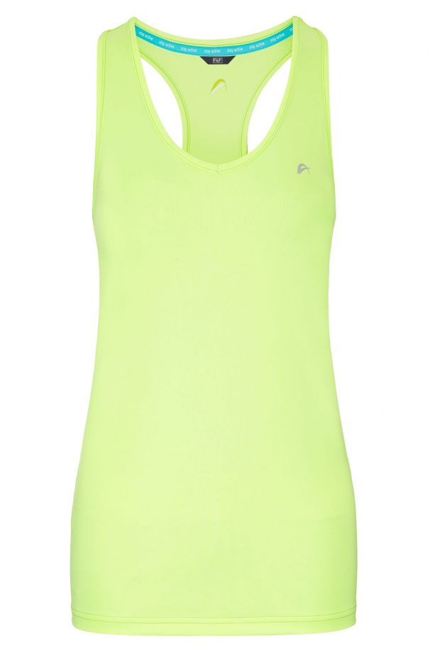 F&F Active Neon Racerback Vest, £8