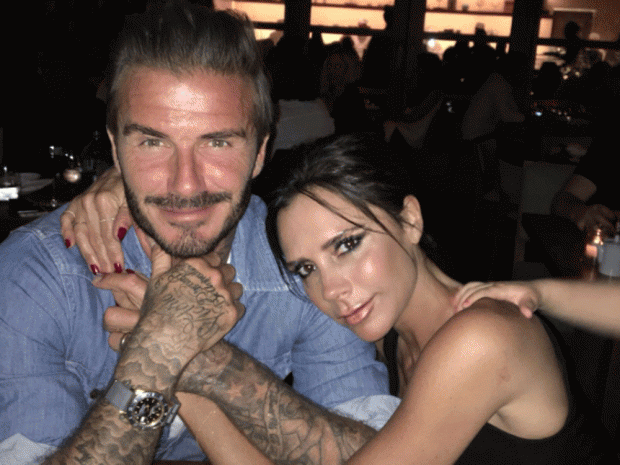 Victoria posted this loved-up pic for her 42nd birthday