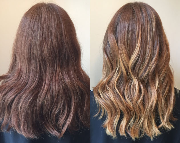 Layage hair
