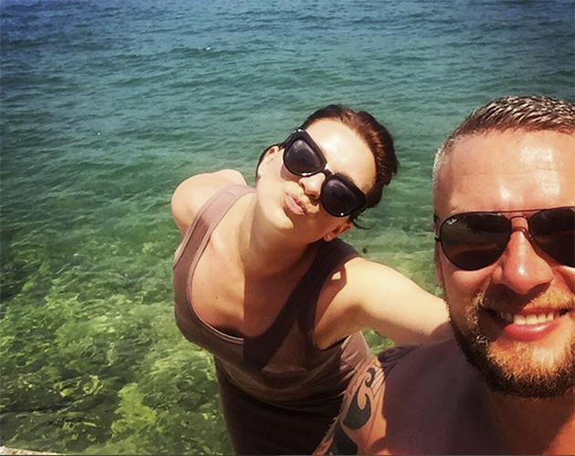 Candice Brown and her boyfriend