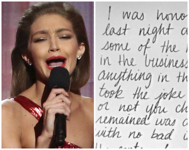 Gigi Hadid Has Issued A Statement After That AMAs Controversy