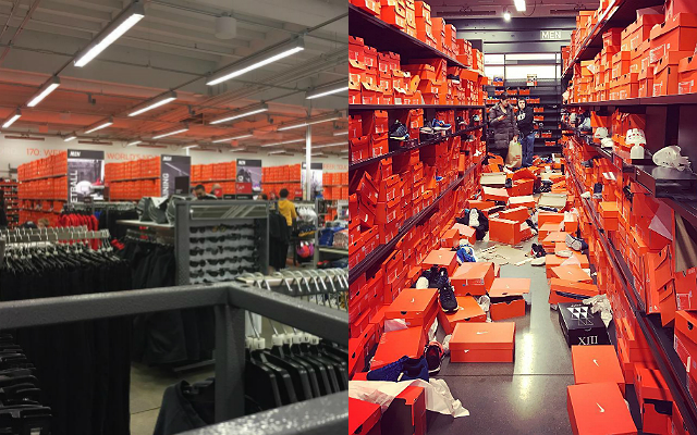 This Nike Store Experienced The Darkest Side Of Black Friday - Look Magazine