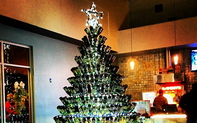 Wine Bottle Christmas Trees Are Here And They’re Giving Us That Holiday Feeling