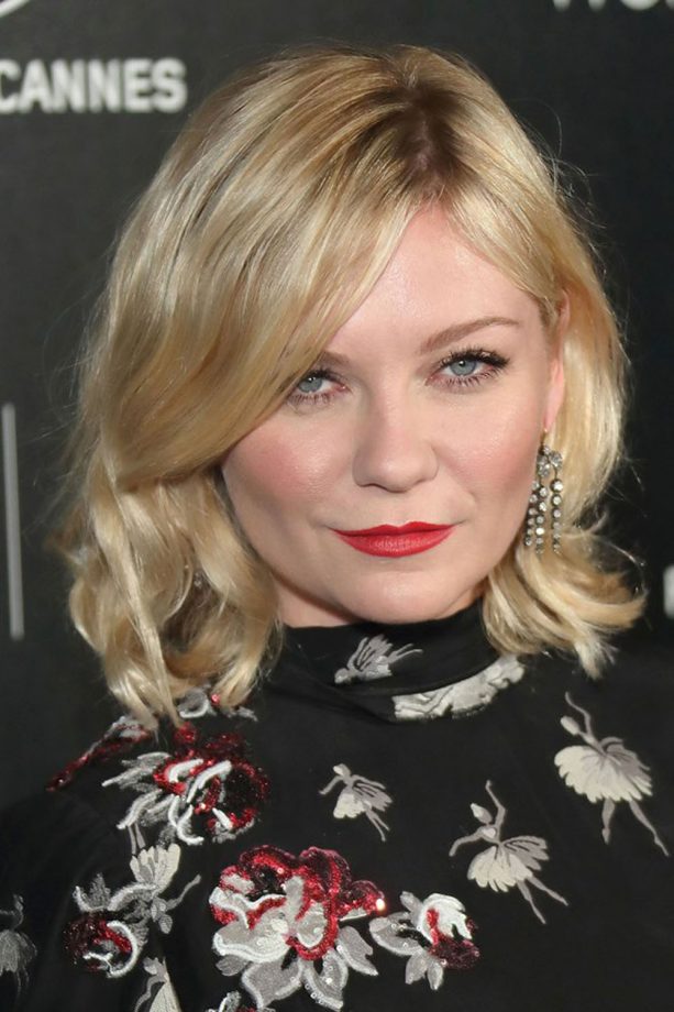 Kirsten Dunst's Tousled Bob At Cannes Film festival, 2016