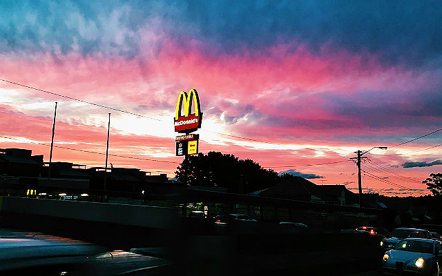 The Weird Instagram Trend Involves McDonald’s And Sunsets