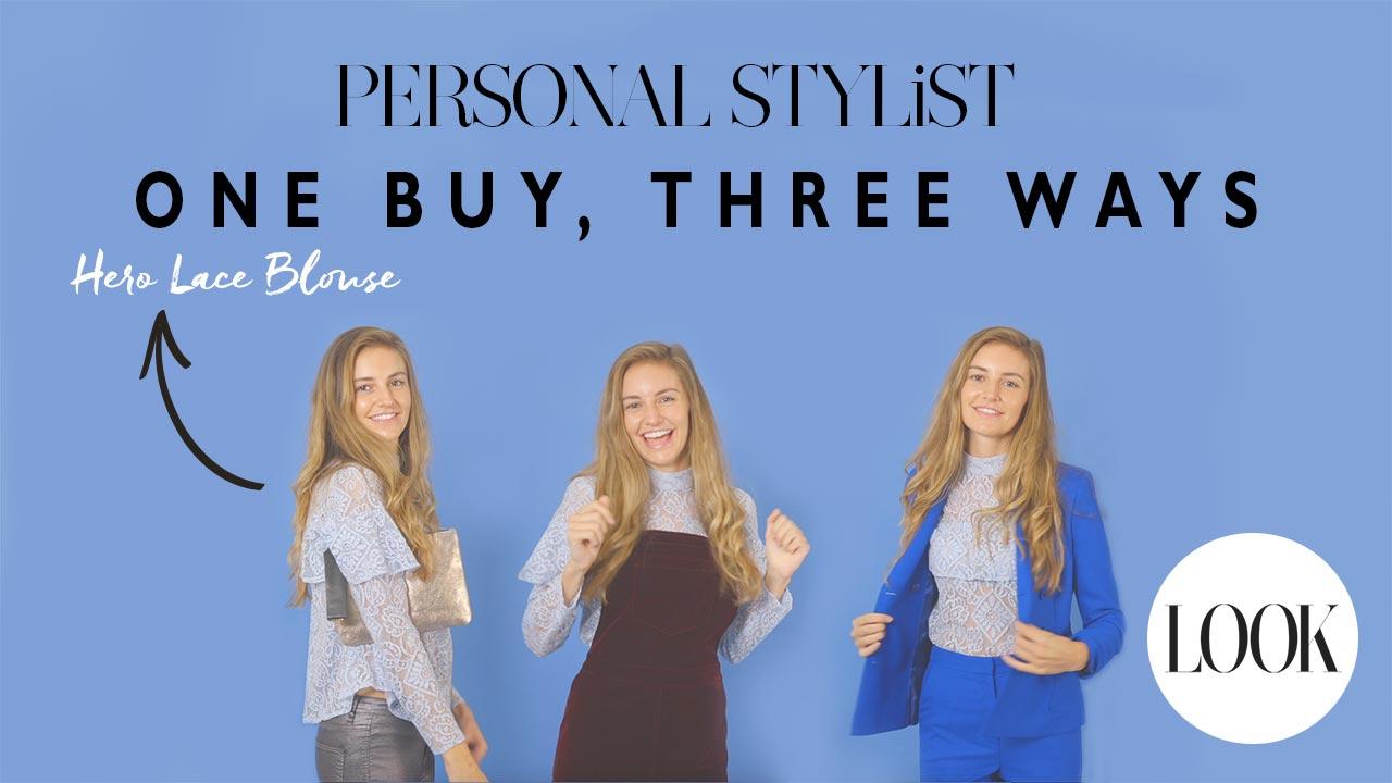 1 Buy, 3 Ways: The Hero Lace Blouse
