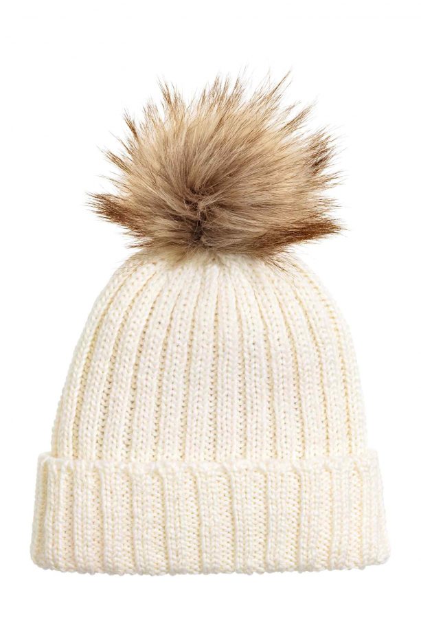 “The Holiday’ Winter White, £7.99, H&M