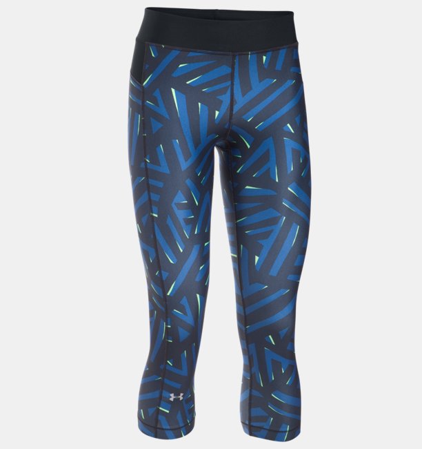 Women’s UA Heatgear Armour Printed Capri, £25, Under Armour
