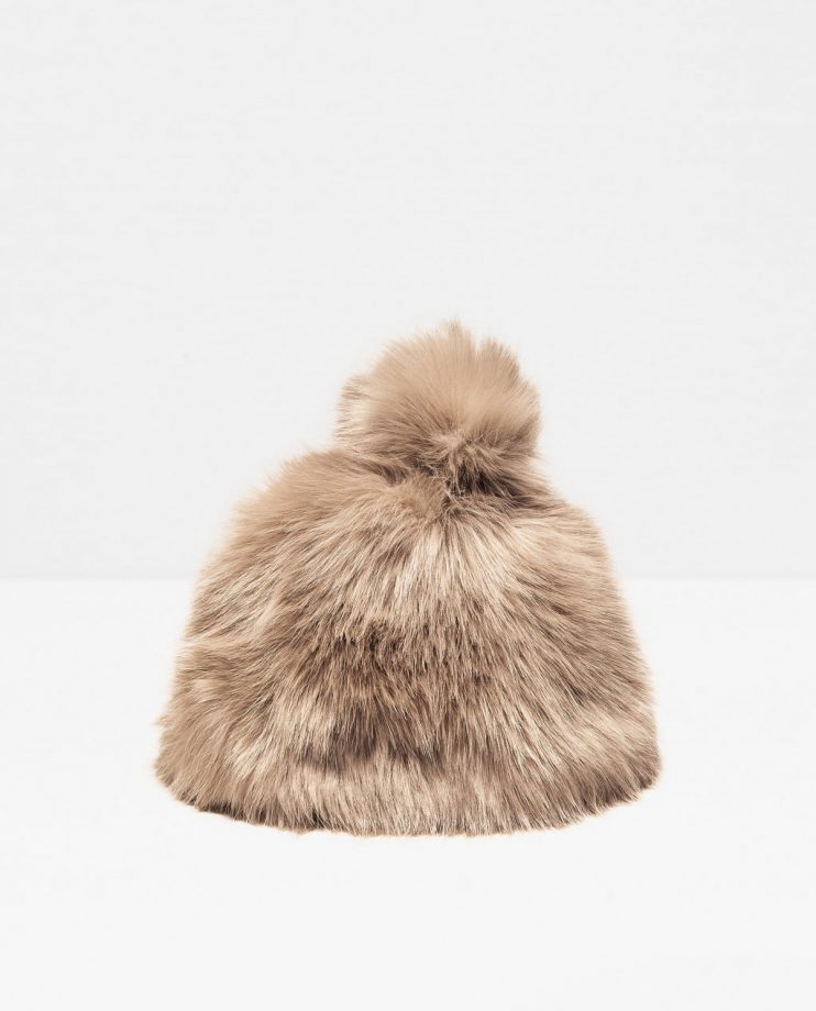 Faux Fur Bobble Hat, £25.99, Zara