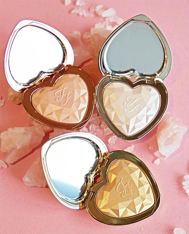 Too Faced’s New Highlighters Are Heart-Shaped! We’re In Love