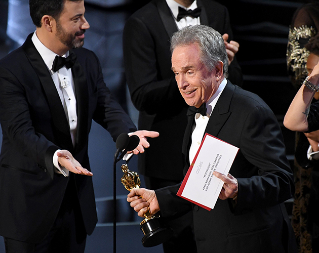 Warren Beatty Oscar Mix Up