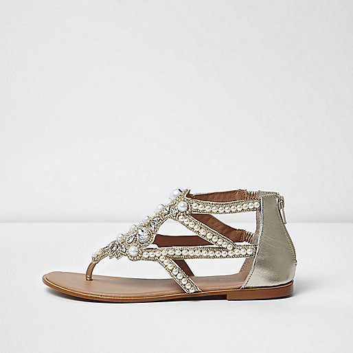 Silver sandals, £40, River Island