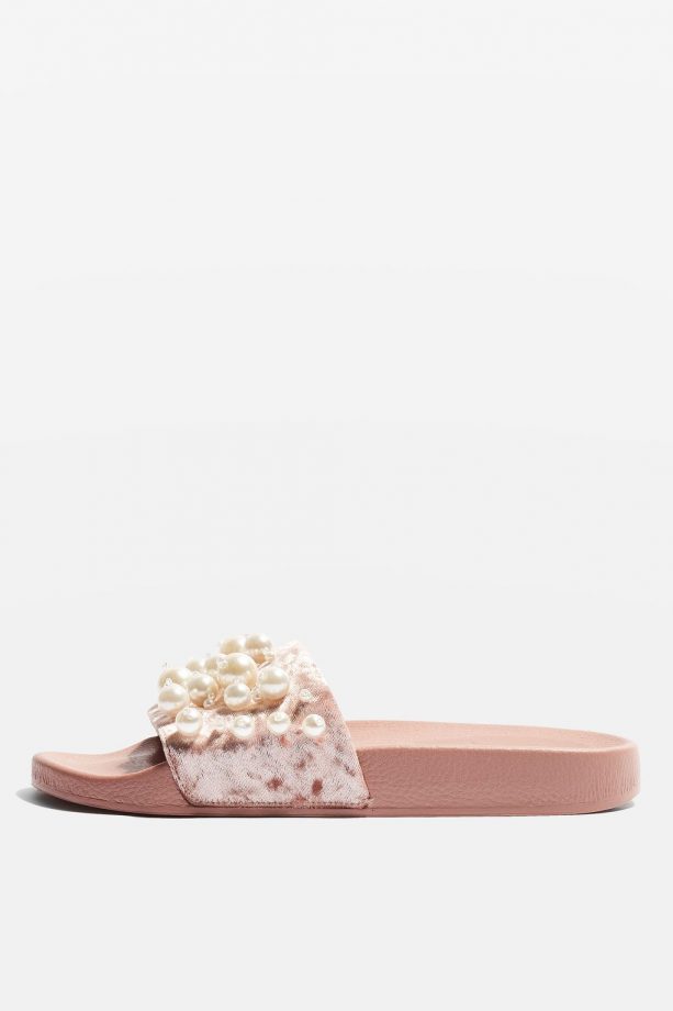 Pink slides, £22, Topshop