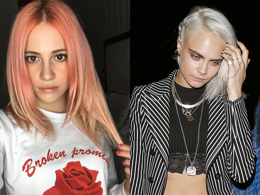 Hair News! Cara Delevingne Goes Silver, Pixie Lott Tries Out Blorange