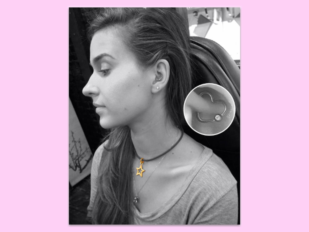 Instagram Is Feeling These Pretty Heartilage Piercings