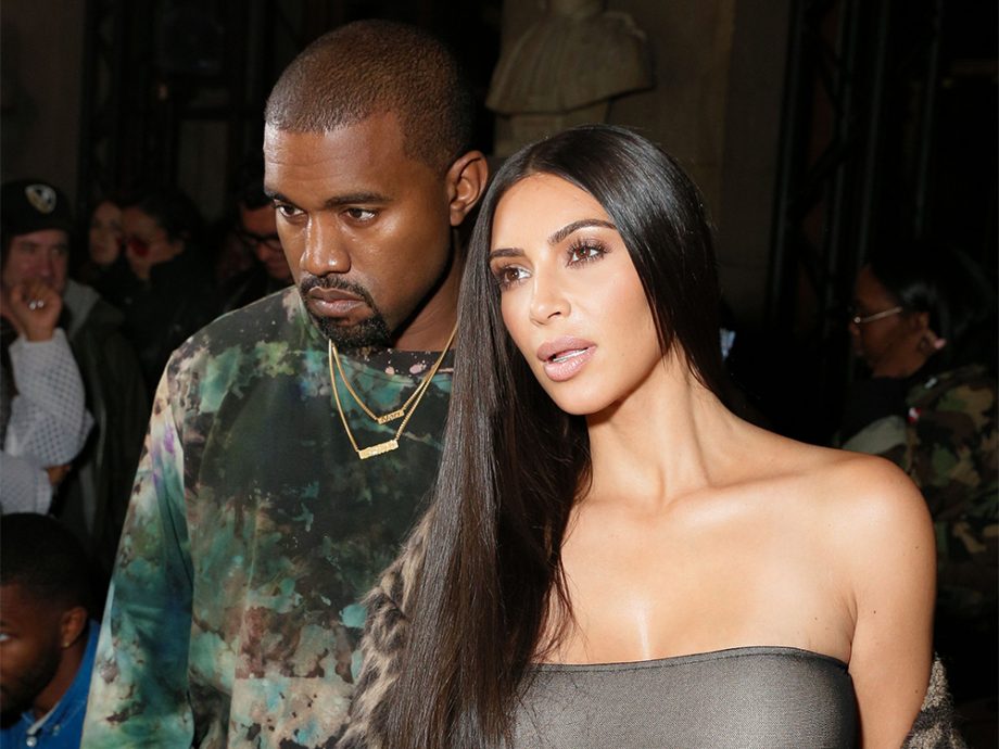 Kanye West and Kim Kardashian