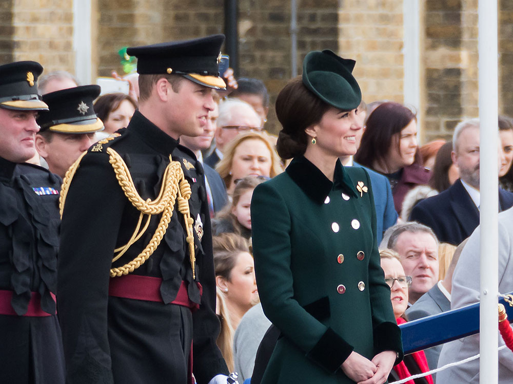 Kate Middleton Is Joined By Prince William For St Patrick’s Day Parade