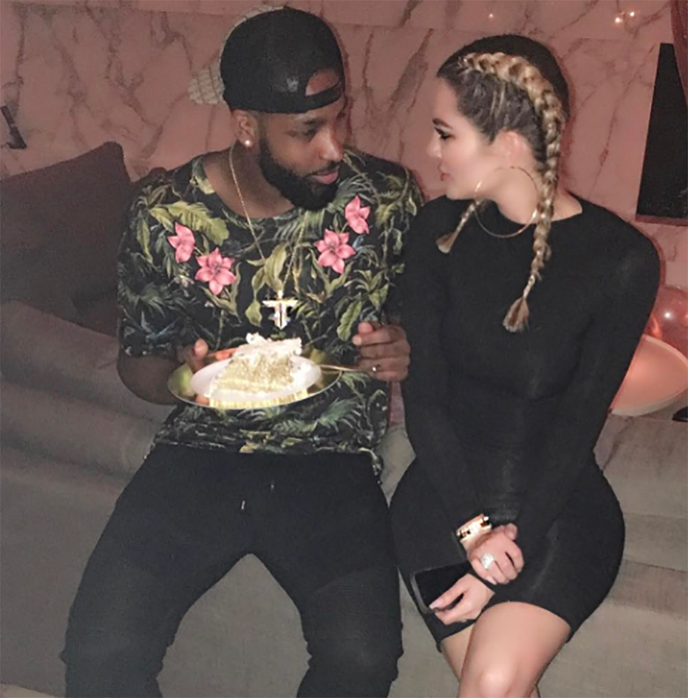 Loved-Up Khloe Kardashian Throws Boyfriend Tristan Thompson A Lavish Party